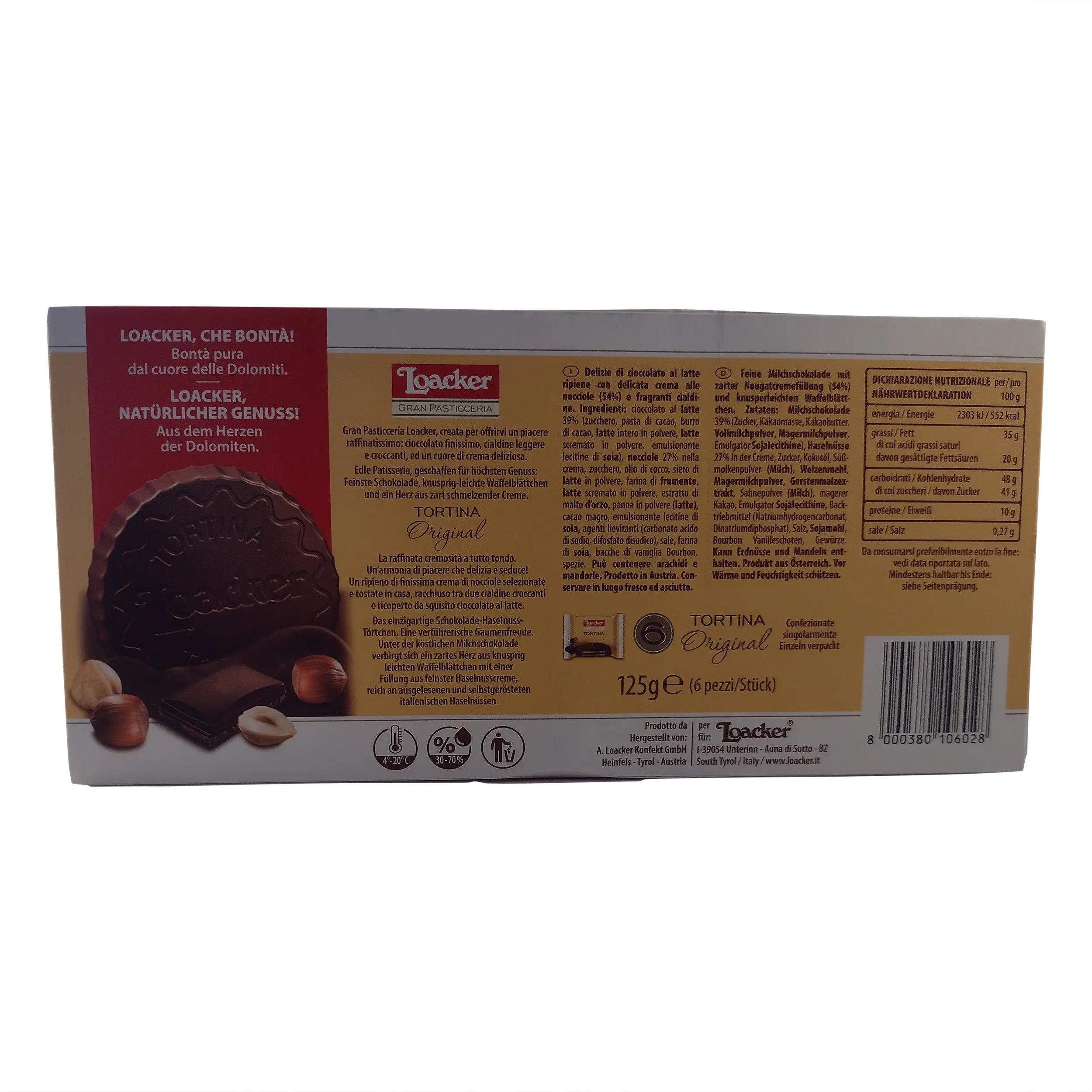 Loacker | Loackers | Loacker Tortina Original | Loacker Tortina | 4.4 Ounce Total Weight - Image 6