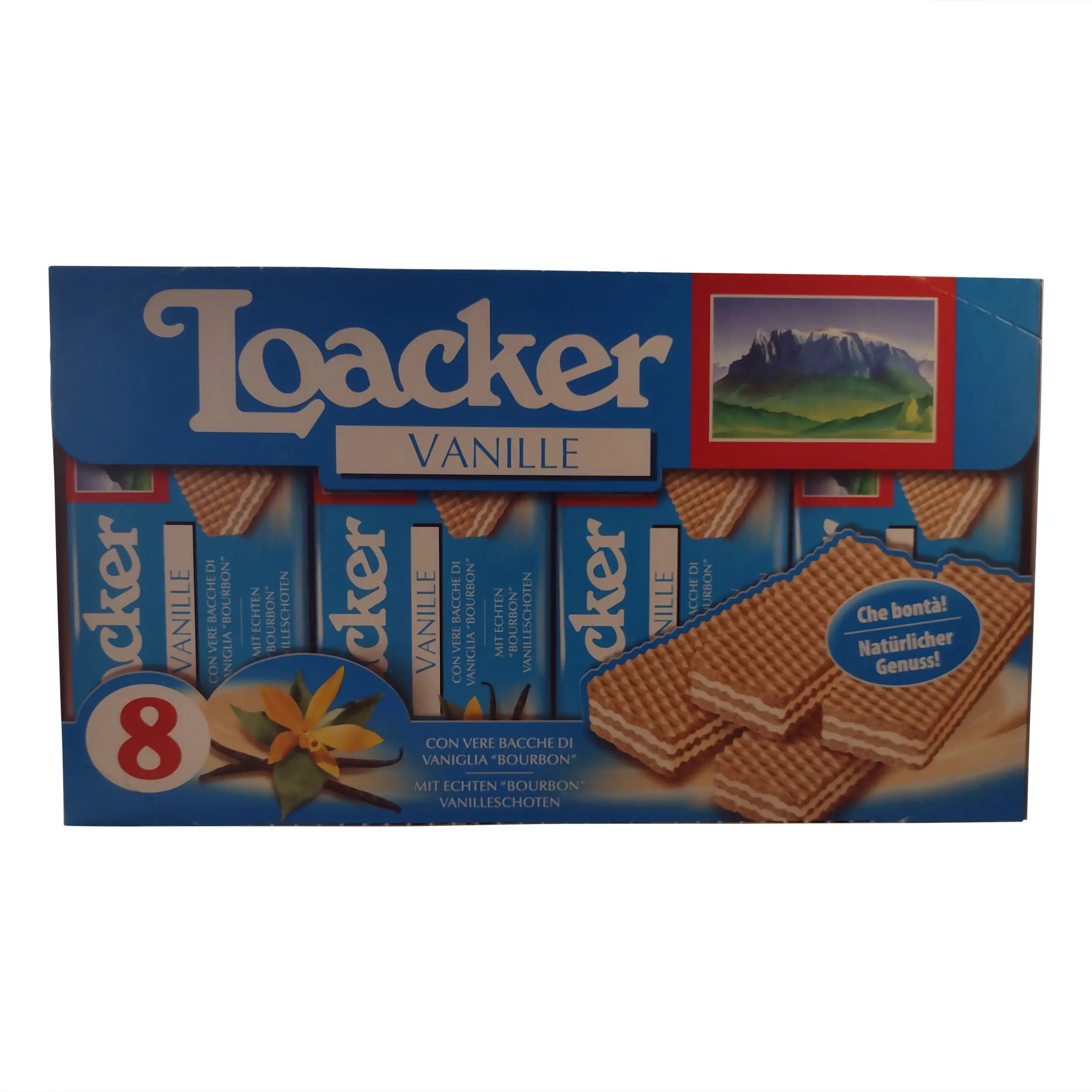 Loacker Vanilla | Loackers | Loacker Vanille 8X  | Loacker Tortina | 12.69 Ounce Total Weight
