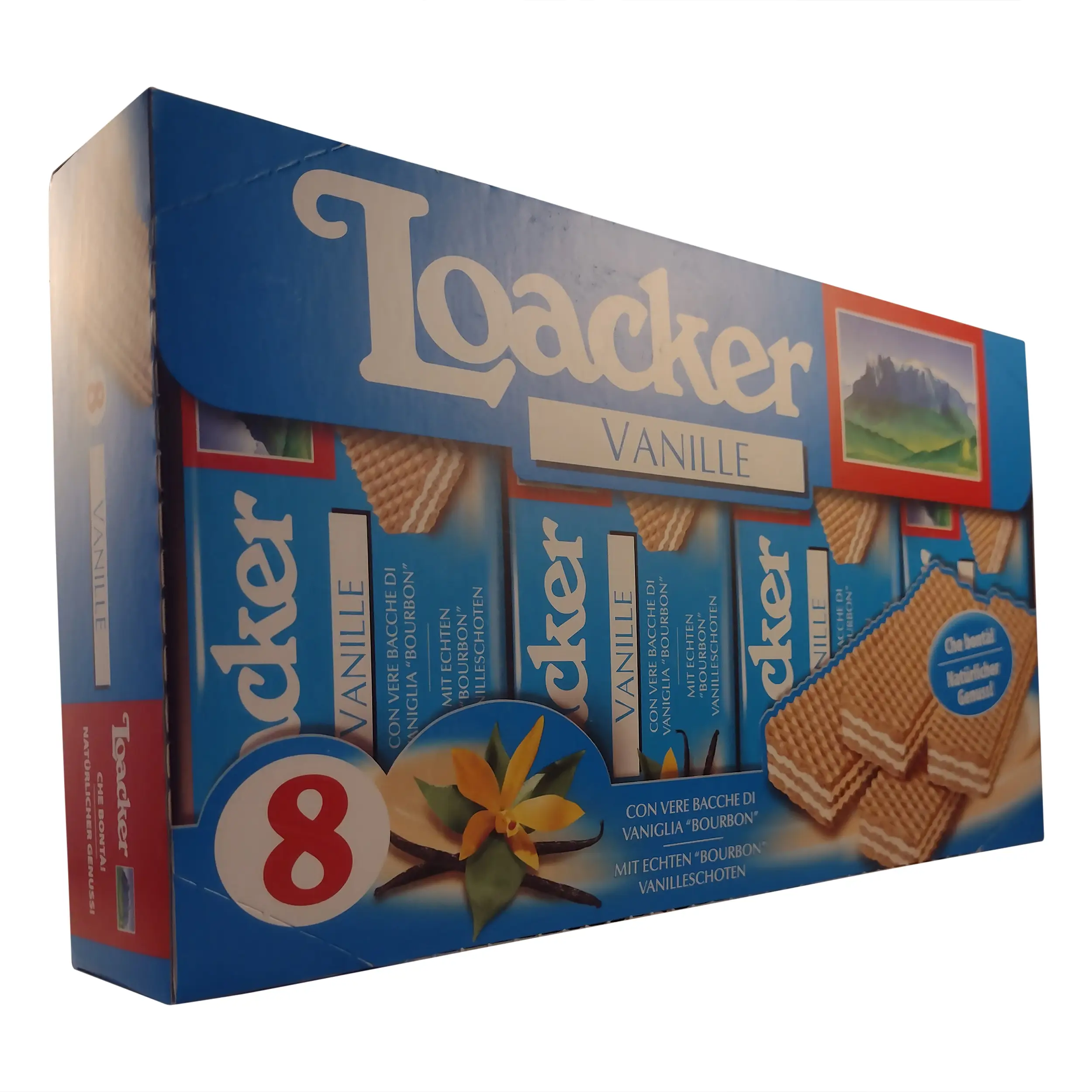Loacker Vanilla | Loackers | Loacker Vanille 8X  | Loacker Tortina | 12.69 Ounce Total Weight - Image 2