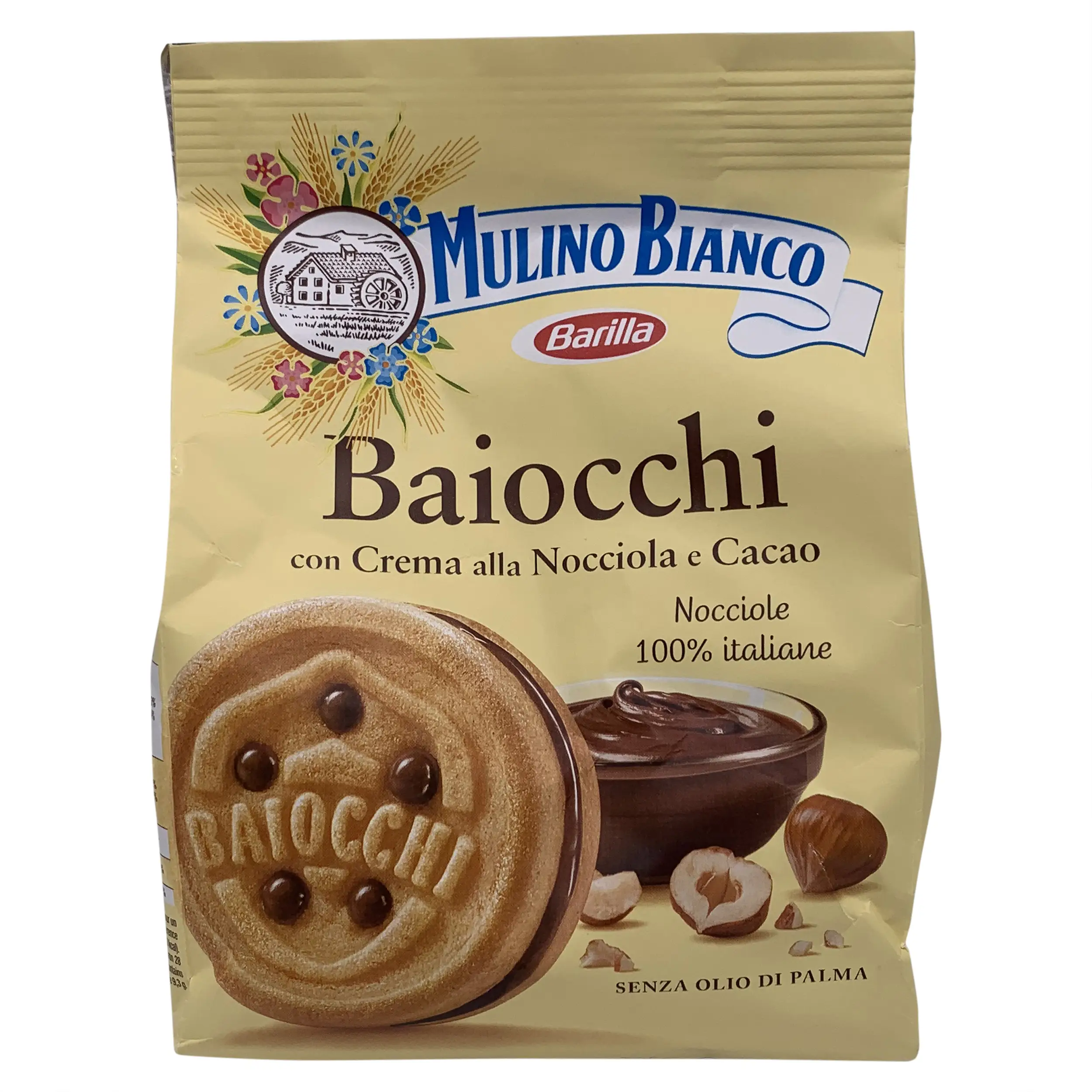 Mulino Bianco | Italian Cookies | Mulino Bianco, Baiocchi 260 g | Italian Biscuits | 9.17 Ounce Total Weight