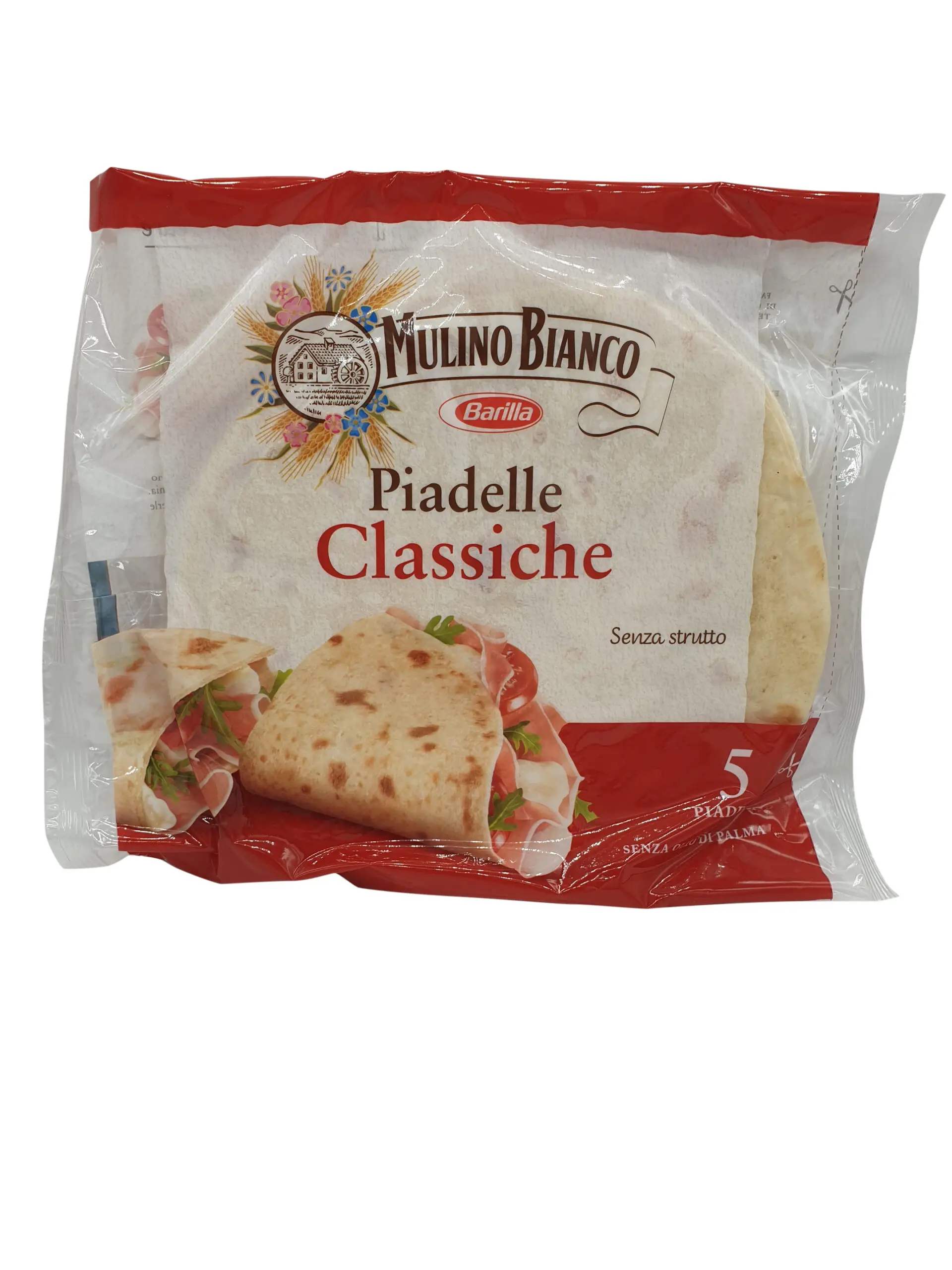 Piadina | Mulino Bianco | Mulino Bianco Piadina Flatbread | Piadina Flatbread | 13.22 Ounce Total Weight