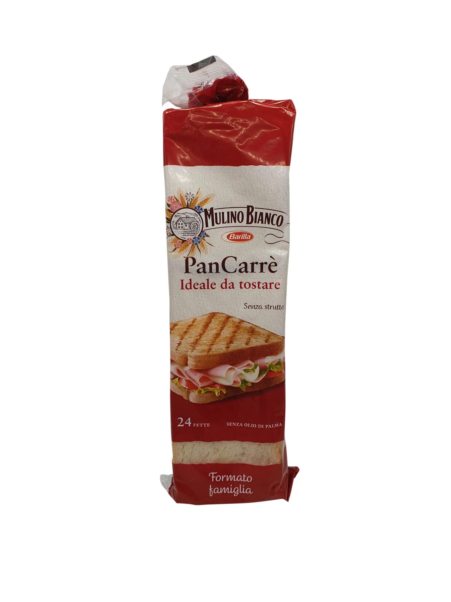 Italian Bread | Mulino Bianco | Mulino Bianco Pan Carre Bread | Italian Bread Bakery | 15.16 Ounce Total Weight