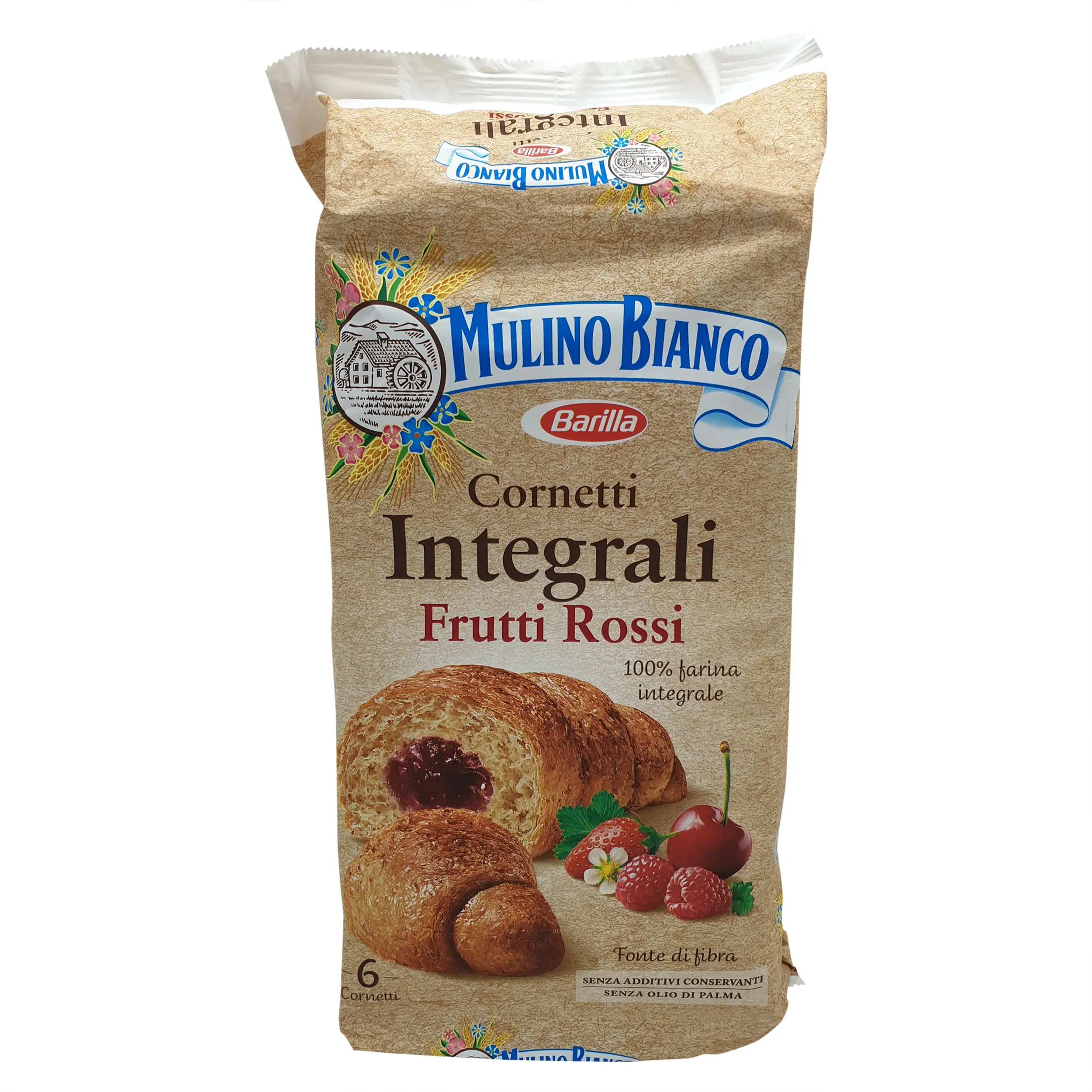 Cornetto | Mulino Bianco Croissant | Mulino Bianco Cornetti Integrali Pastry | Mulino Bianco | 10.58 Ounce Total Weight
