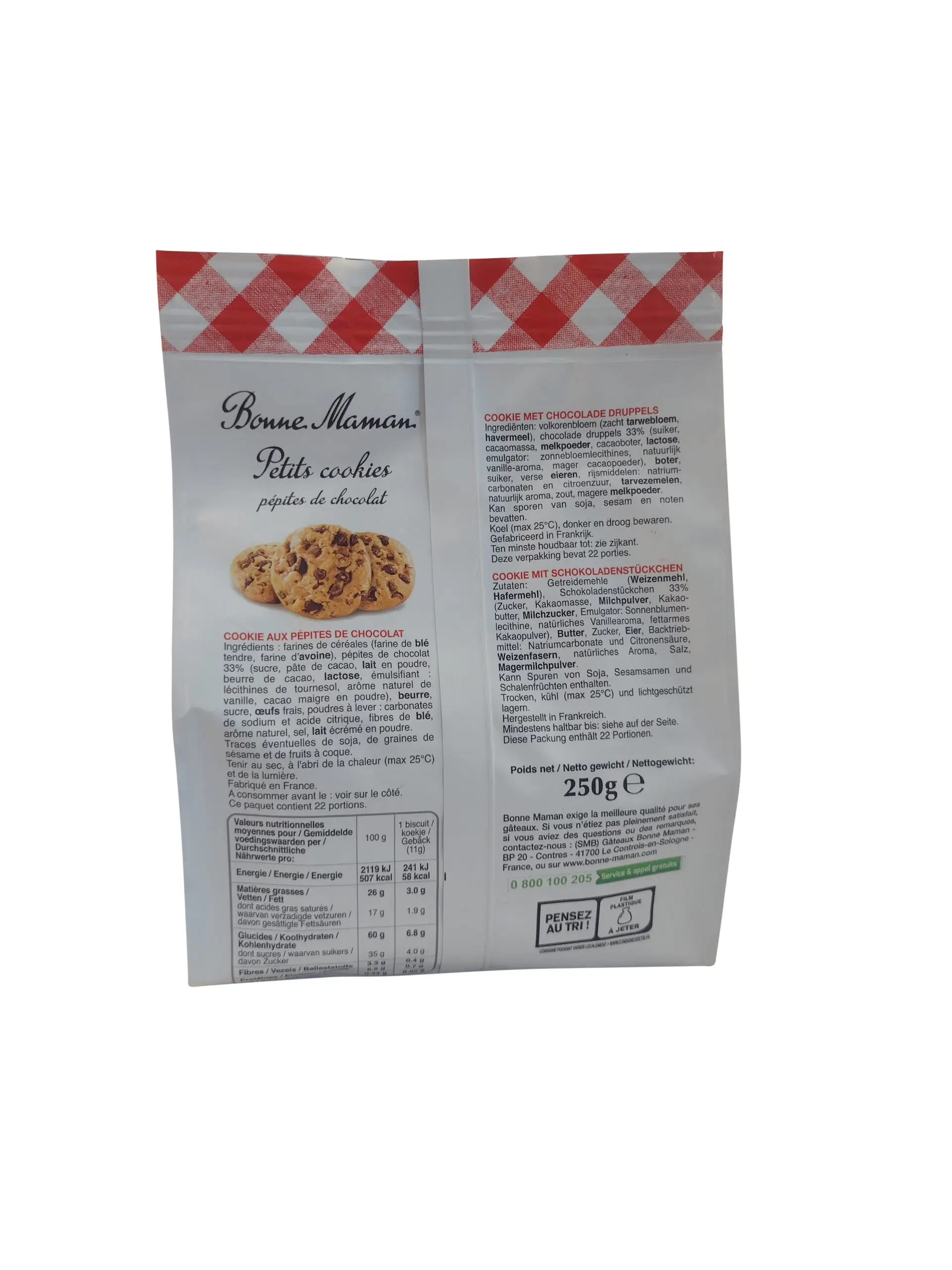 Bonne Maman Biscuits | Petits Cookies Chocolate | Bonne Mamam | Bonne Maman Cookies | 8.8 Ounce Total - Image 2