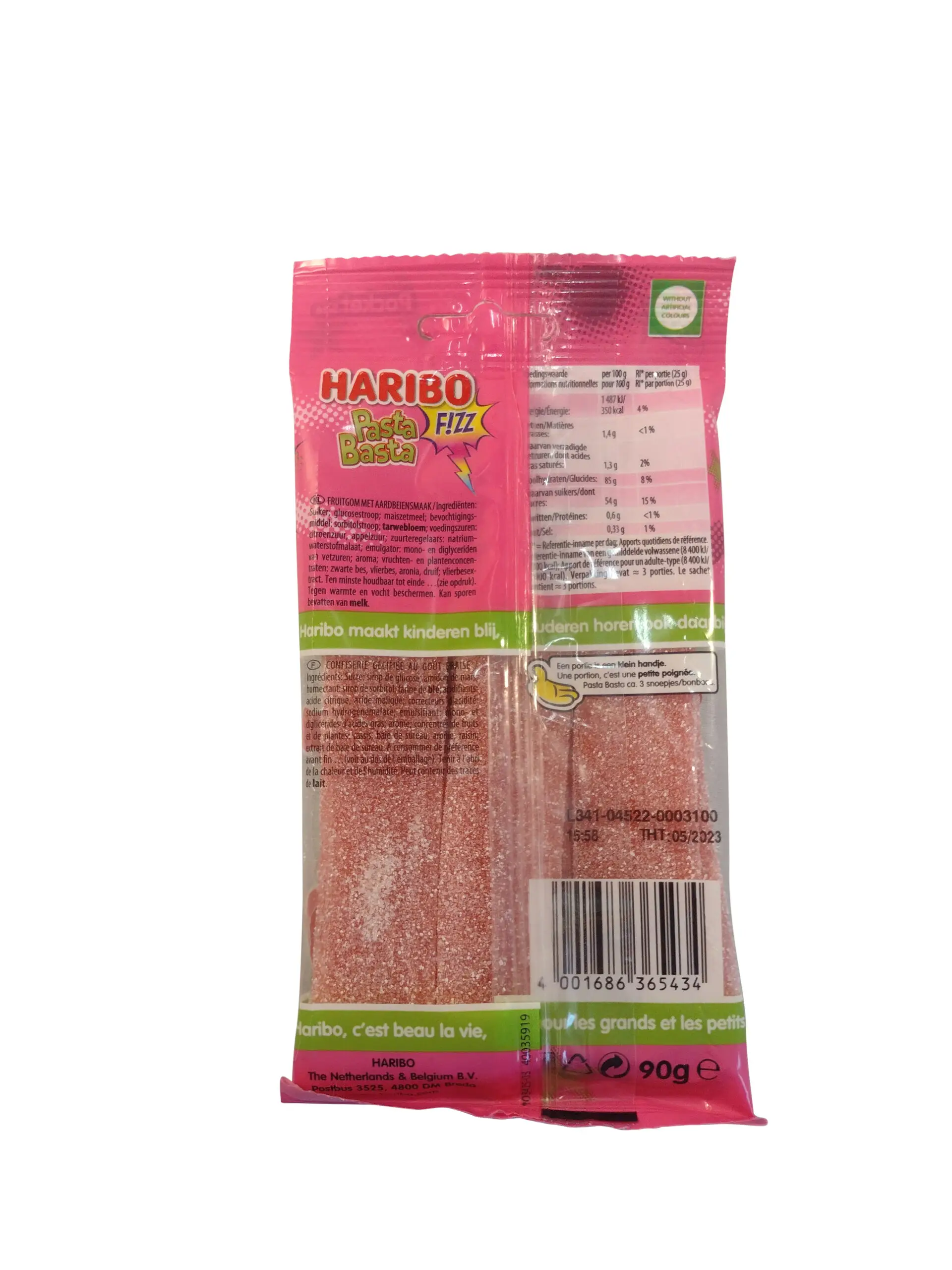 Caramelos Haribo | Crema para untar Basta | Gominolas Haribo | Dulces Haribo | 3,1 onzas en total - Imagen 2