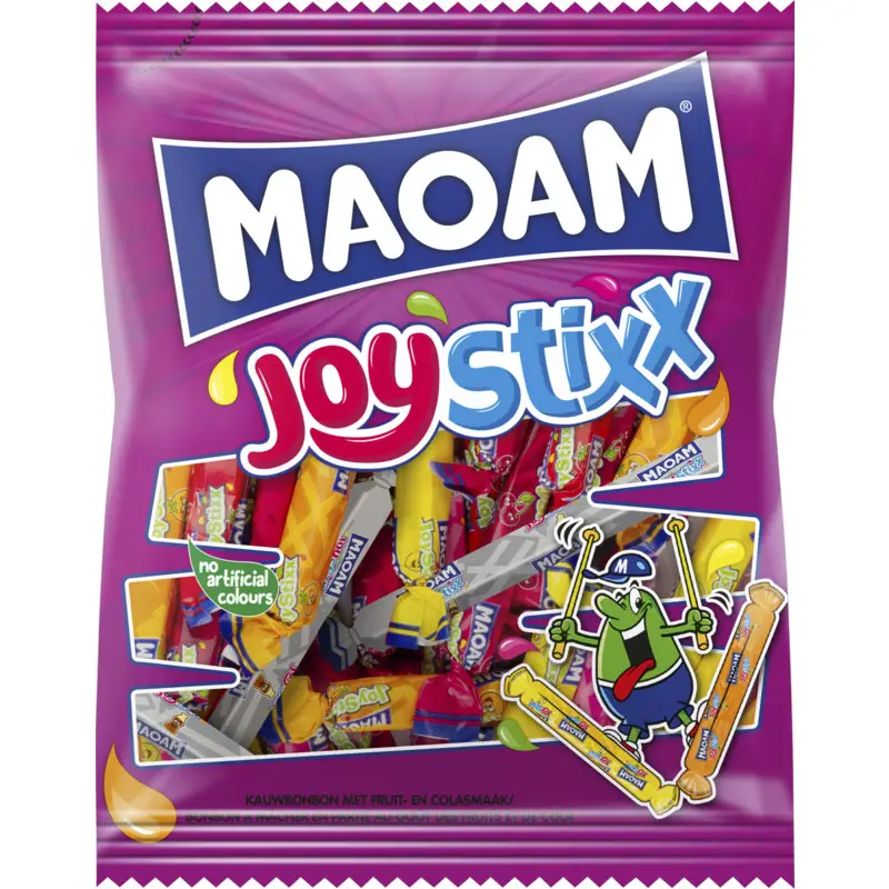 Doces Maoam | Maoam Joystixx 200 gramas | Doces Maoam | Maoam Chews | 7 onças no total