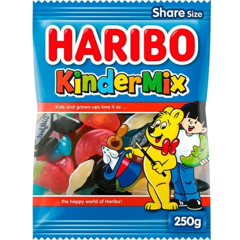HARIBO Candy | HARIBO Kindermix | HARIBO Gummies | HARIBO Sweets | 8.8 Ounce Total