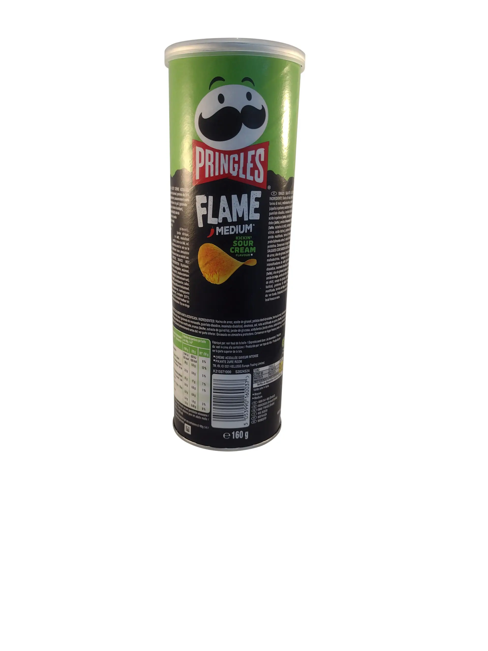 Batatas fritas Pringles | Creme azedo picante | Batatas fritas Pringles | Embalagens a granel Pringles | 5,6 onças no total - Image 2