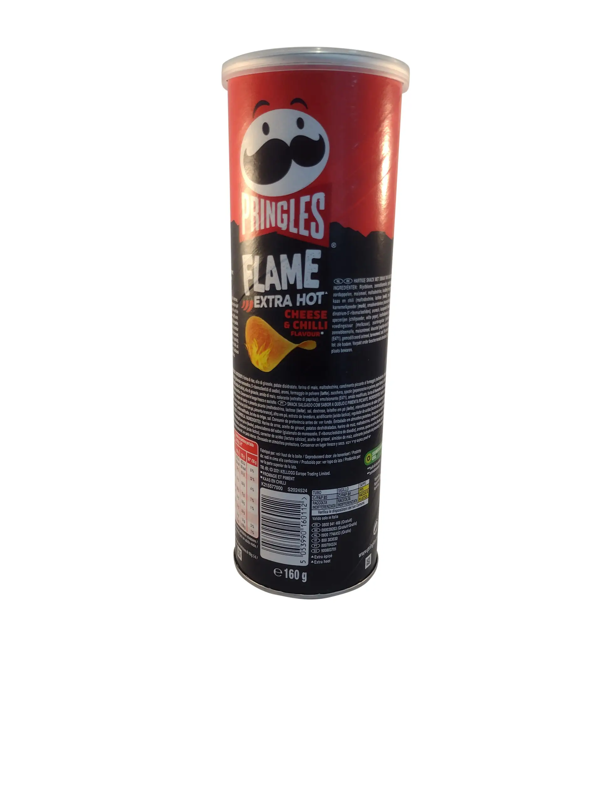 Batatas fritas Pringles | Queijo picante e malagueta | Batatas fritas Pringles | Embalagens a granel Pringles | 5,6 onças no total - Image 3