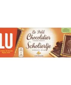 LU-Kekse | Tiny Scholar Schokoladenkekse Zartbitter | LU-Kekse | Französische Kekse | Insgesamt 5,2 Unzen