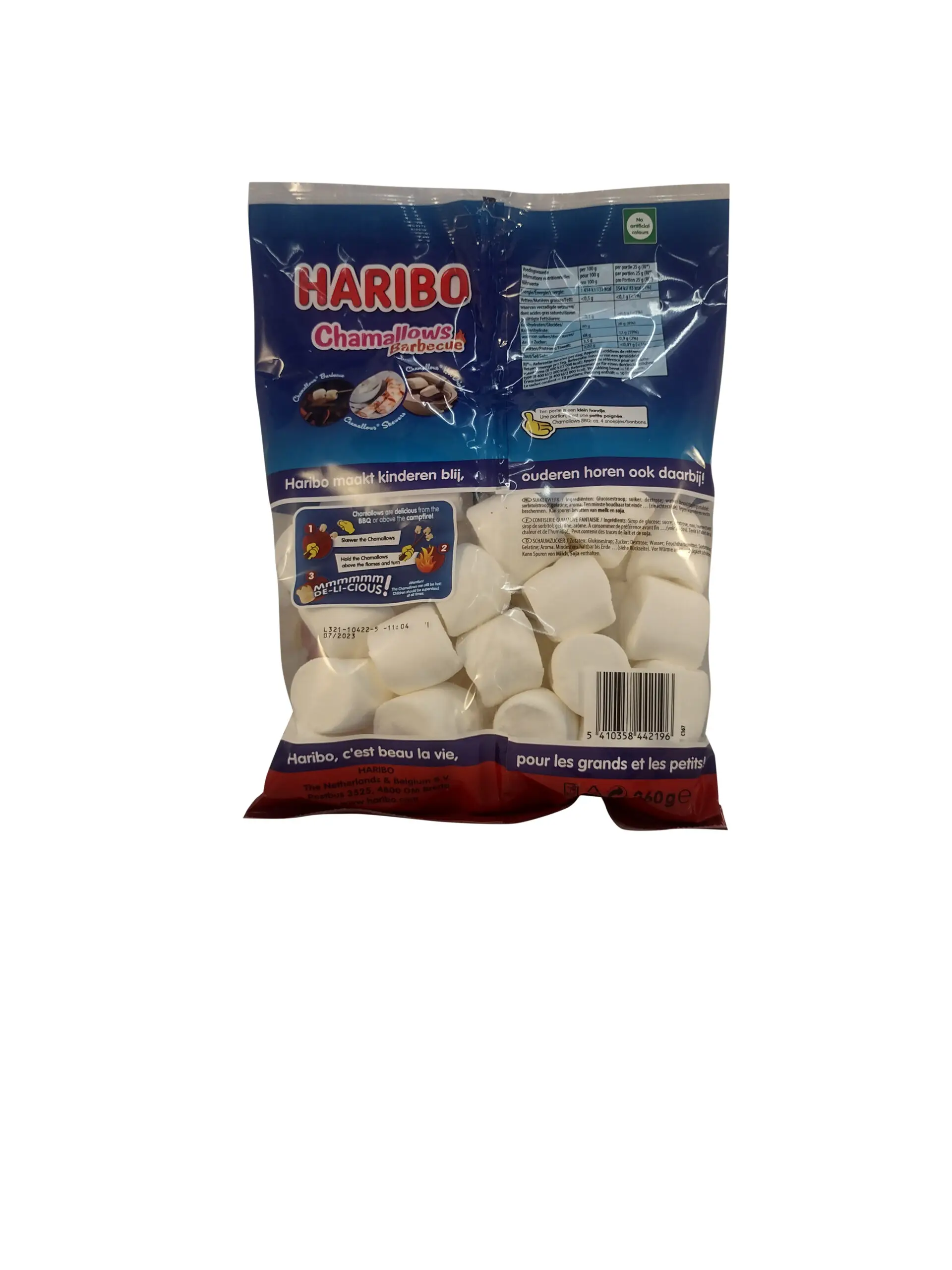Doces HARIBO | HARIBO Chamallows Barbecue | Gomas HARIBO | Doces HARIBO | 9,1 onças no total - Image 2