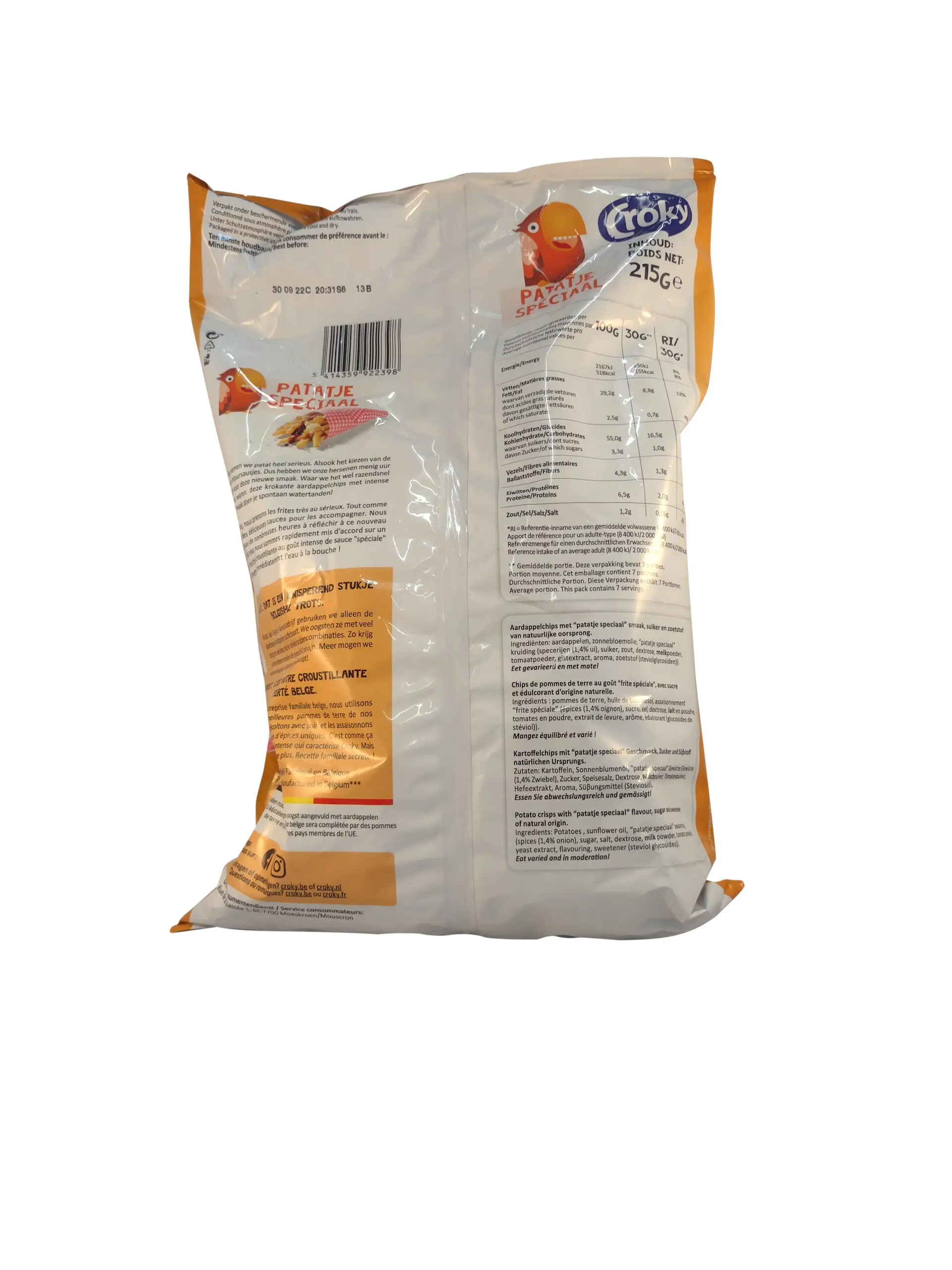 Croky Chips | Croky "Patatje Speciaal" (Dutch Variety) | Croky | Croky | 7.5 Ounce Total - Image 2