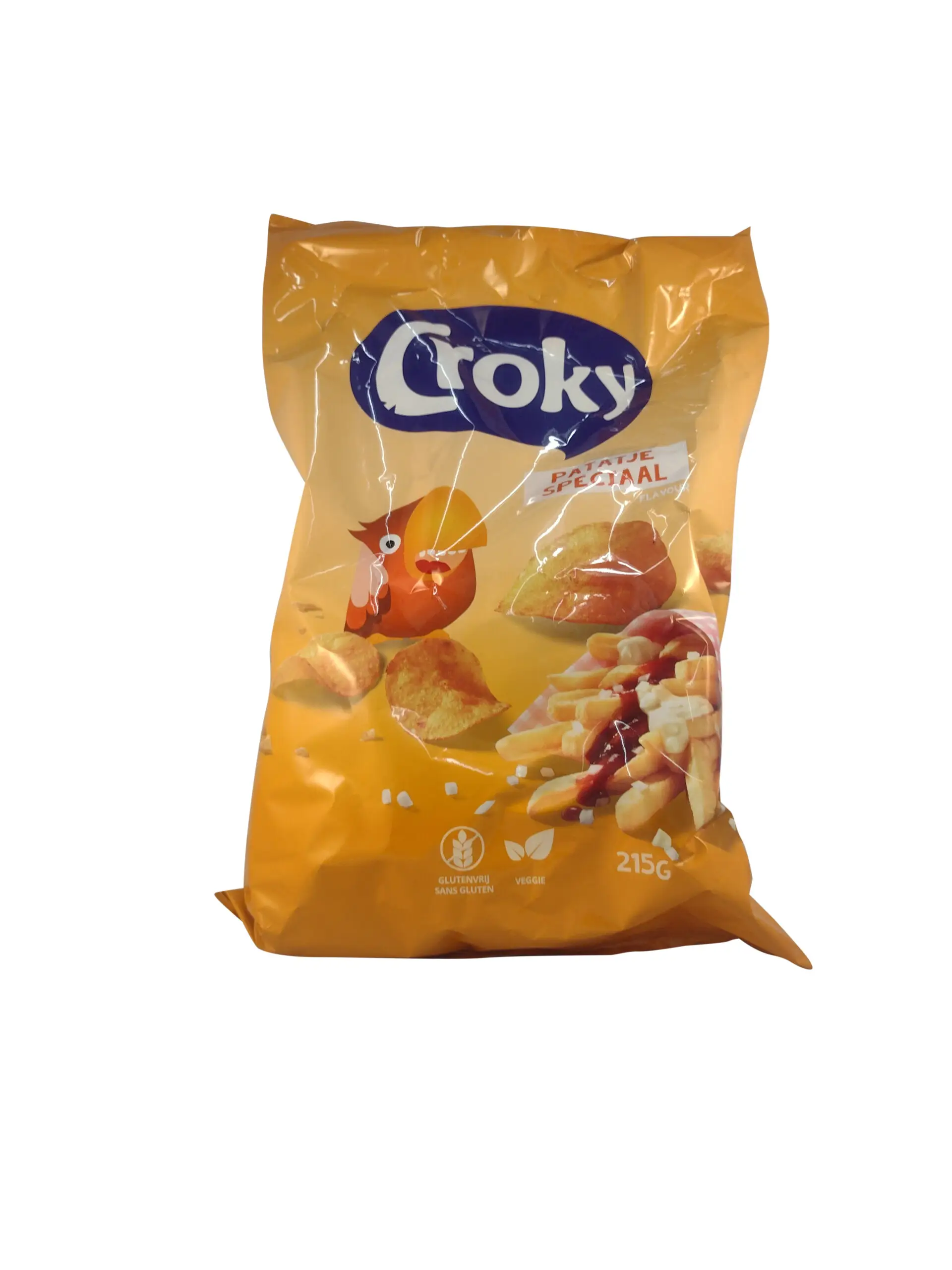 Croky Chips | Croky "Patatje Speciaal" (Dutch Variety) | Croky | Croky | 7.5 Ounce Total