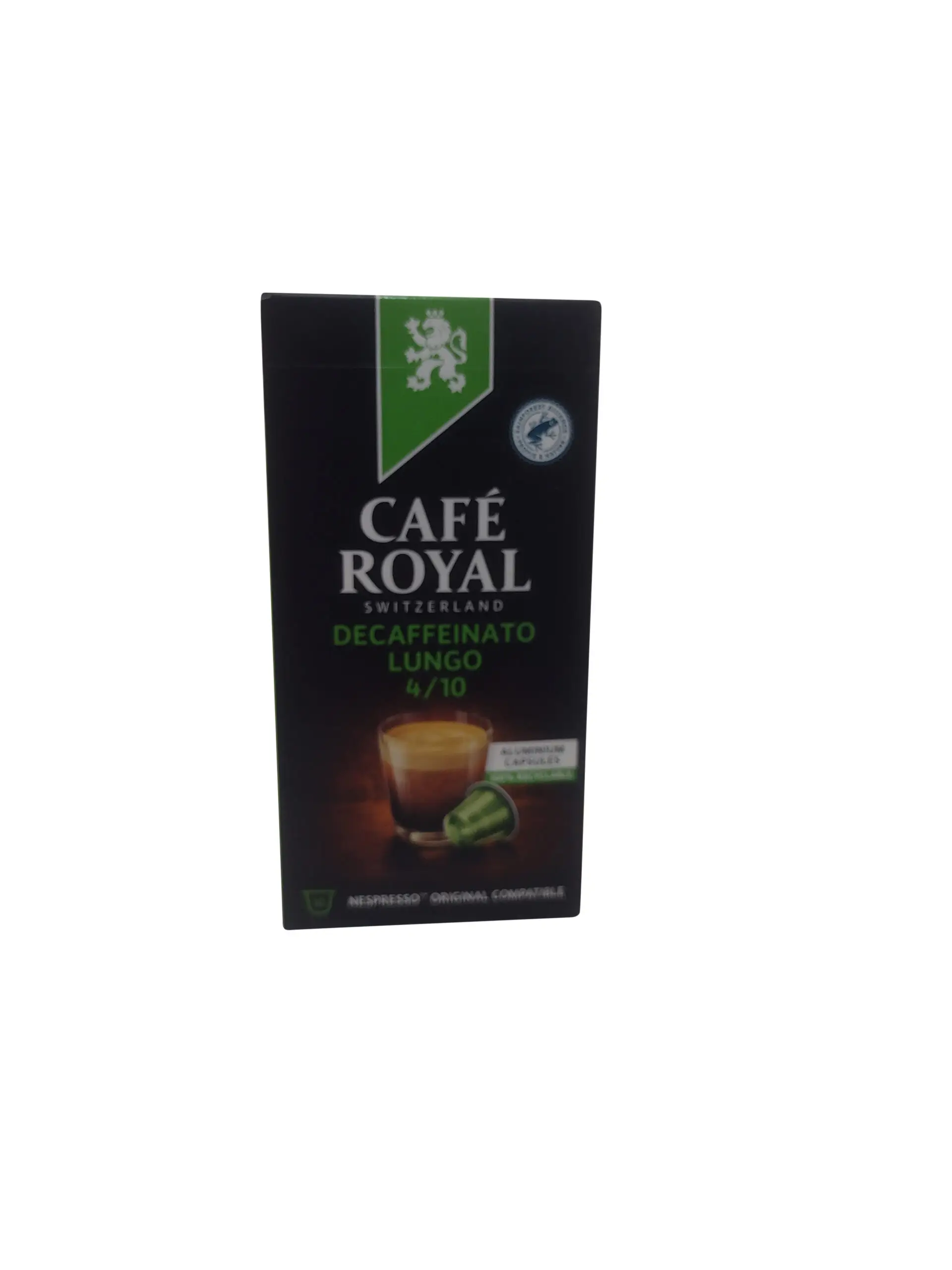 Café Royal Nespresso-Kapseln | Lungo Decaf | Café Royal Kaffeekapseln | Café Royal Kaffeekapseln Nespresso-kompatibel | 1,7 Unzen insgesamt
