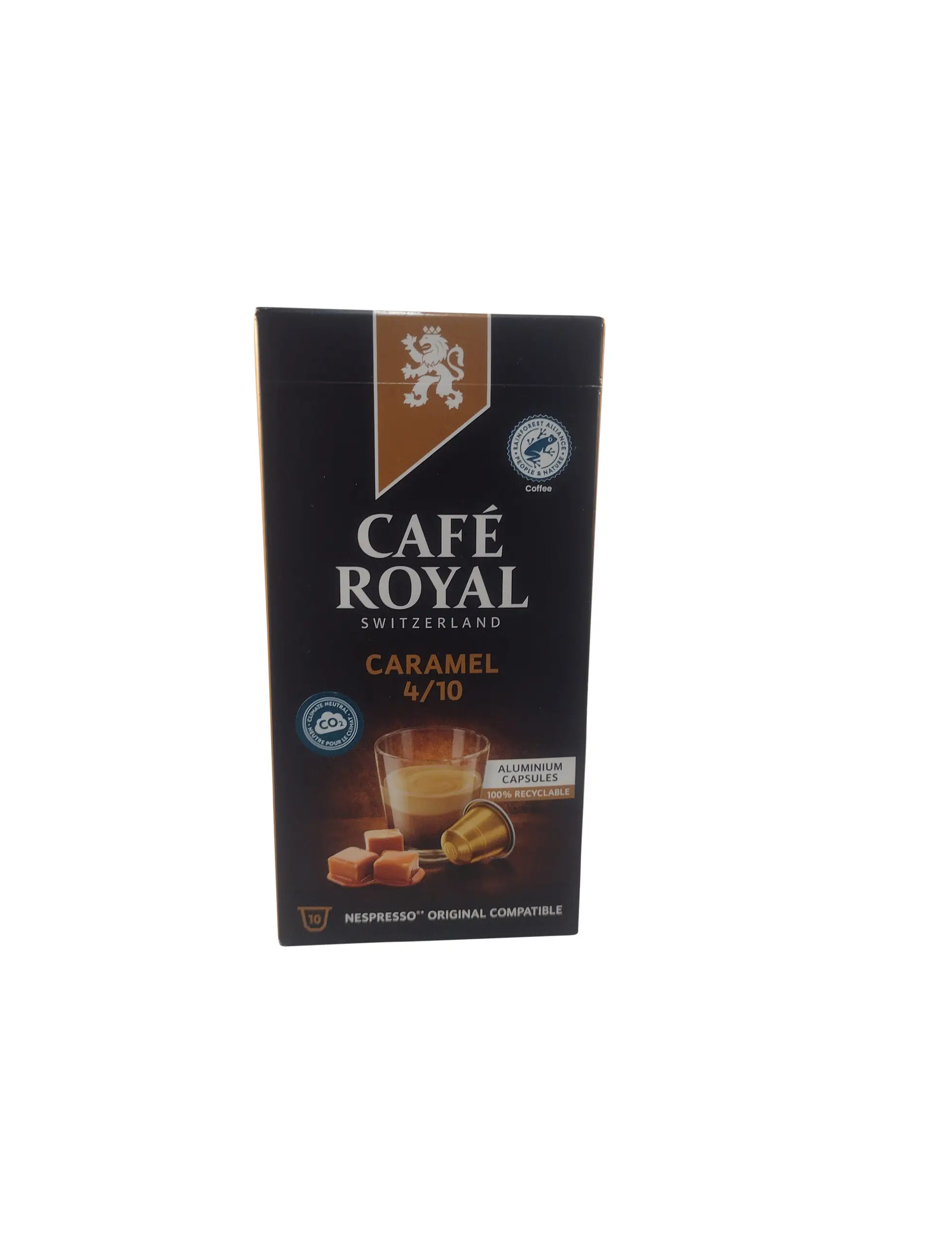 Café Royal Nespresso-Kapseln | Karamell | Café Royal Kaffeekapseln | Café Royal Kaffeekapseln Nespresso-kompatibel | 1,7 Unzen insgesamt