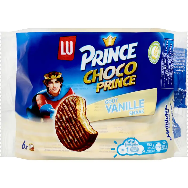 LU Cookies | Choco Cookies With Chocolate And Vanilla | LU Biscuits | LU Prince Cookies | 6 Ounce Total