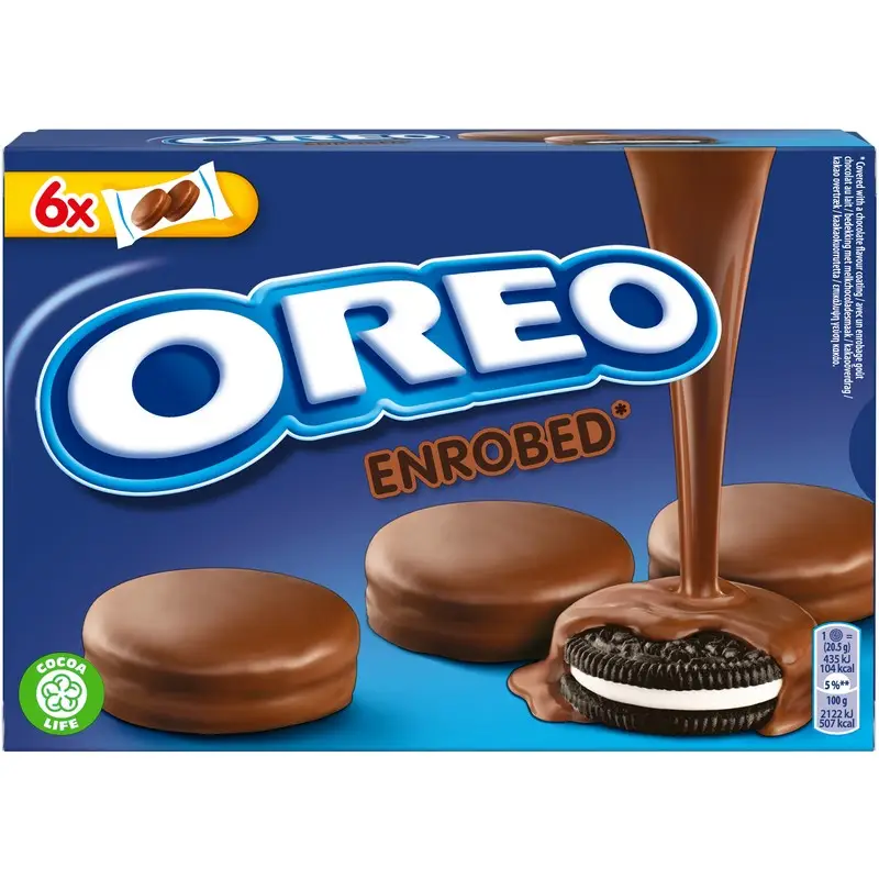 OREO Cookies | Cookies Coated In Milk Chocolate | OREO Biscuits | OREO Pack | 8.6 Ounce Total