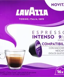 Lavazza-Kaffee | Espresso Intense Dolc Gusto-kompatible Kapseln | Lavazza-Espresso | Lavazza-Kaffee | Insgesamt 4,5 Unzen