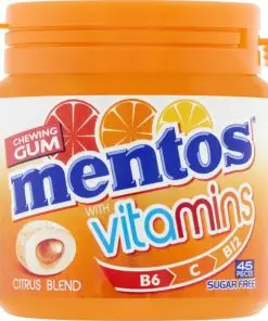 Chicle Mentos | Vitaminas Mentos Gum | Chicle Mentos | Caramelos Mentos | 3,1 onzas en total