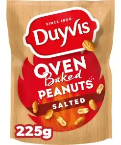 Duyvis Borrelnootjes | Ofengeröstete Erdnüsse Original | Borrel Nootjes | Duyvis Nuts | 7,9 Unzen insgesamt