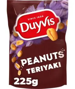 Duyvis Borrelnootjes | Erdnüsse, mariniert in Teriyaki | Borrel Nootjes | Duyvis Nüsse | Insgesamt 7,9 Unzen
