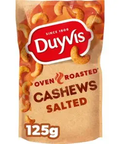 Duyvis Borrelnootjes | Im Ofen geröstete gesalzene Cashewnüsse | Borrel Nootjes | Duyvis Nüsse | Insgesamt 4,4 Unzen