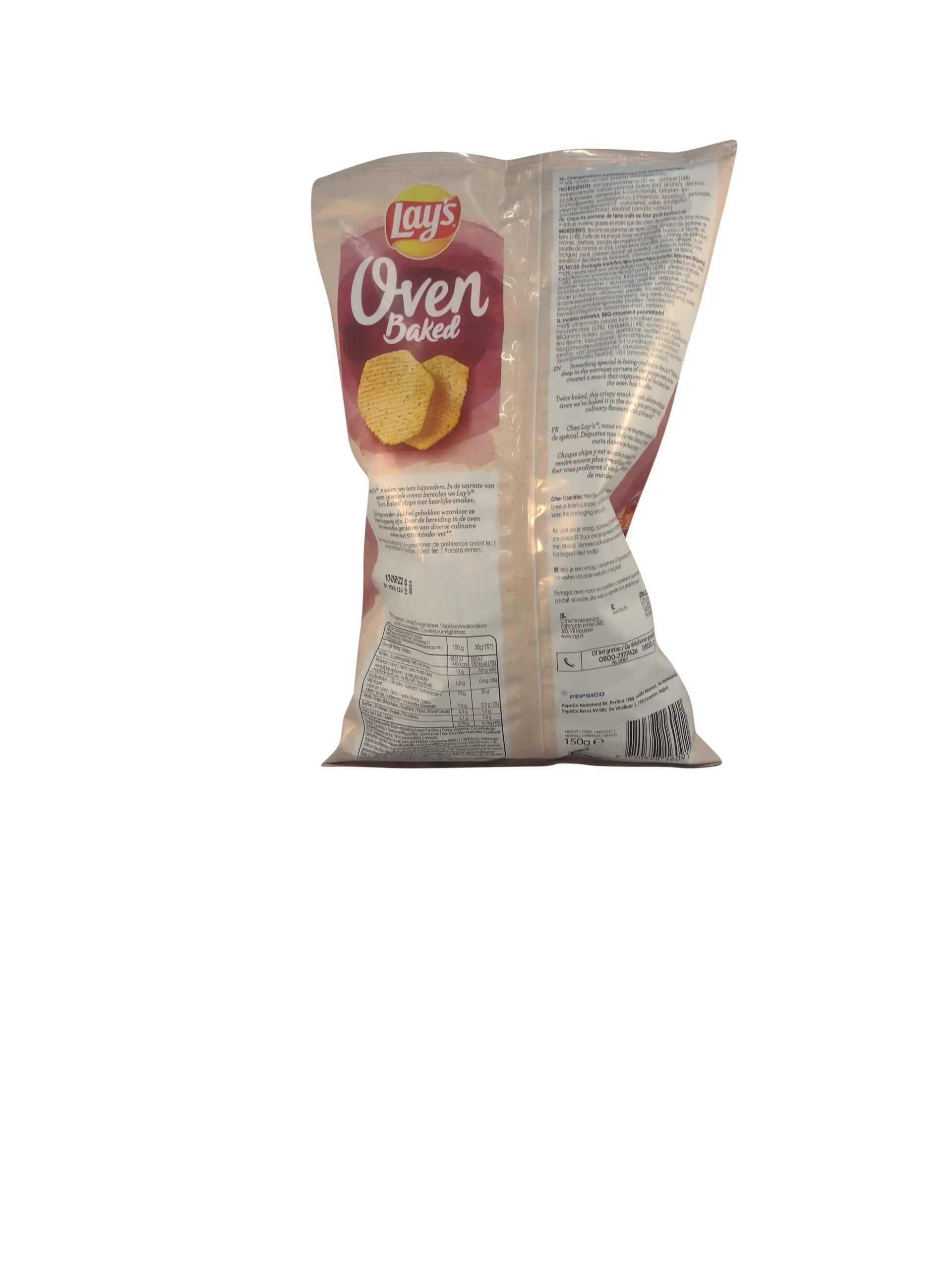 Batatas fritas Lay's | Assadas no forno com sabor barbecue | Batatas fritas americanas | Batatas fritas Lays | 5,2 onças no total - Image 2