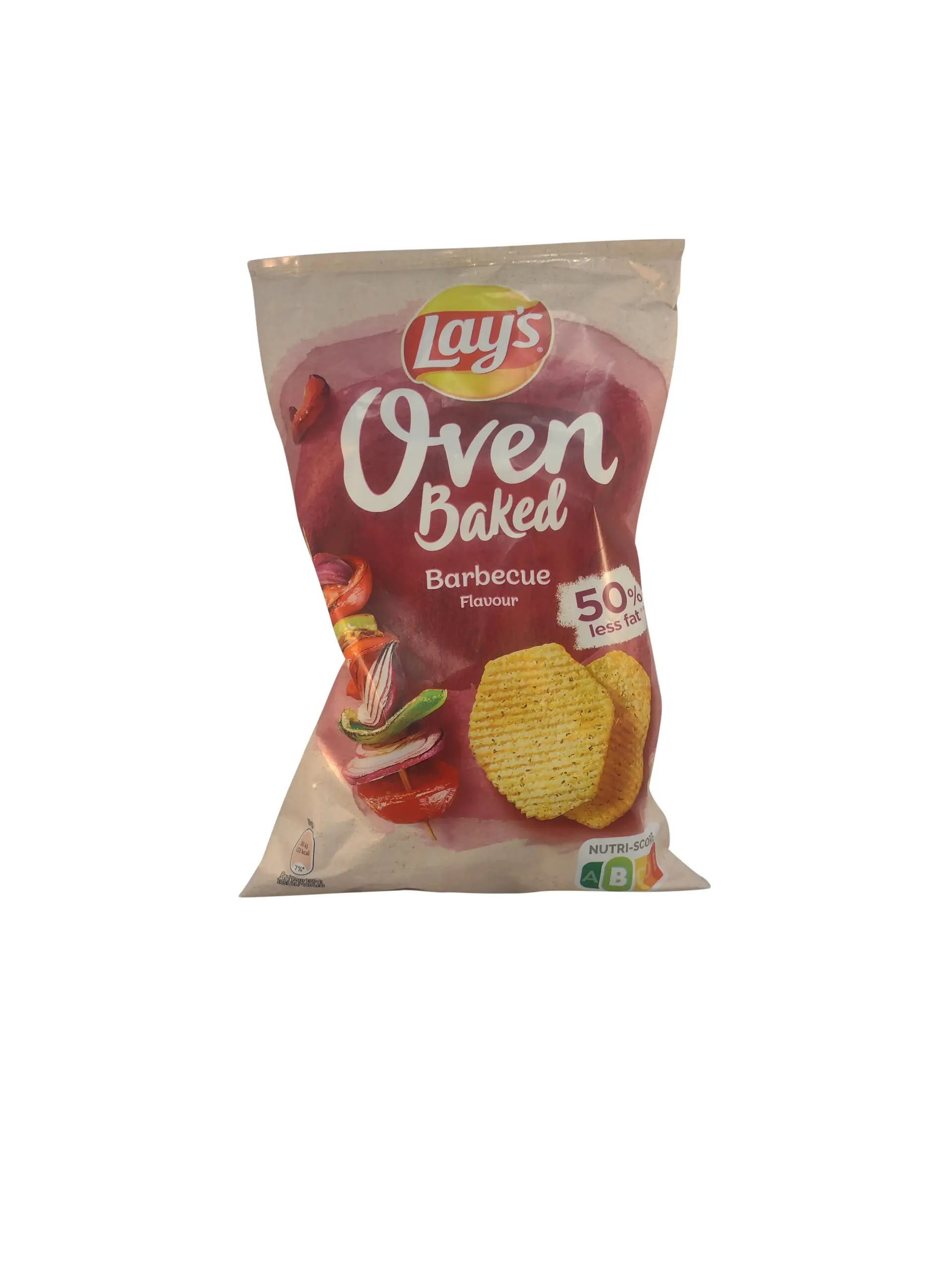 Batatas fritas Lay's | Assadas no forno com sabor barbecue | Batatas fritas americanas | Batatas fritas Lays | 5,2 onças no total