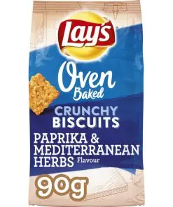 Lay'S Crisps | Oven Cookies Sweet Bell Pepper & Herbs | American Crisps | Lays Chips | Insgesamt 3,1 Unzen