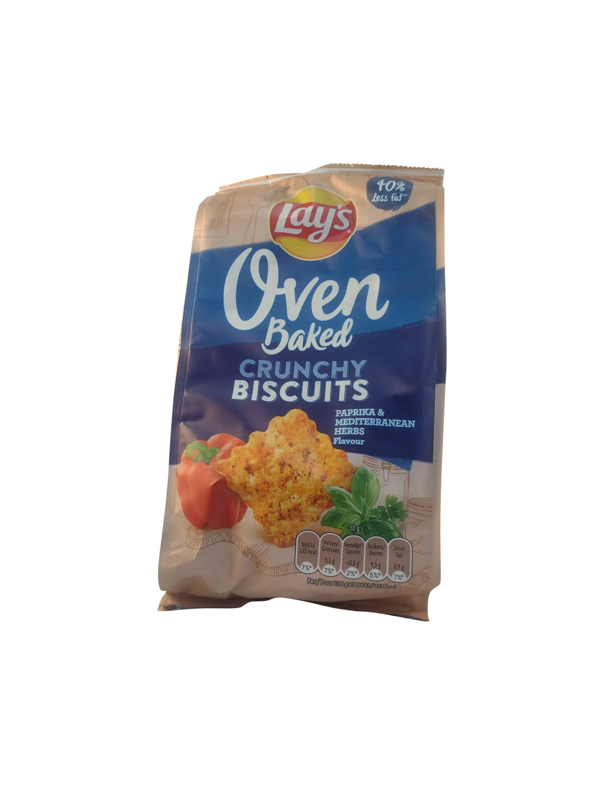 Batatas fritas Lay'S | Biscoitos assados Pimentão doce e ervas | Batatas fritas americanas | Batatas fritas Lays | 3,1 onças no total - Image 2
