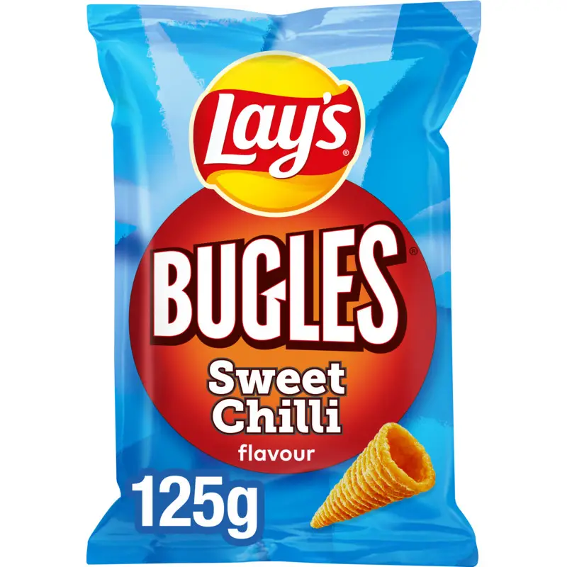 Lay'S Crisps | Bugles Sweet Chilli | American Crisps | Lays Chips | 4.4 Ounce Total