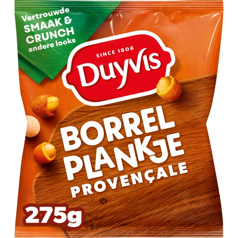 Duyvis Borrelnootjes | Noz-moscada provençal | Borrel Nootjes | Nozes Duyvis | 9,7 onças no total