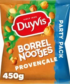Duyvis Borrelnootjes | Muskatnuss Provencale | Borrel Nootjes | Duyvis Nuts | Insgesamt 15,8 Unzen