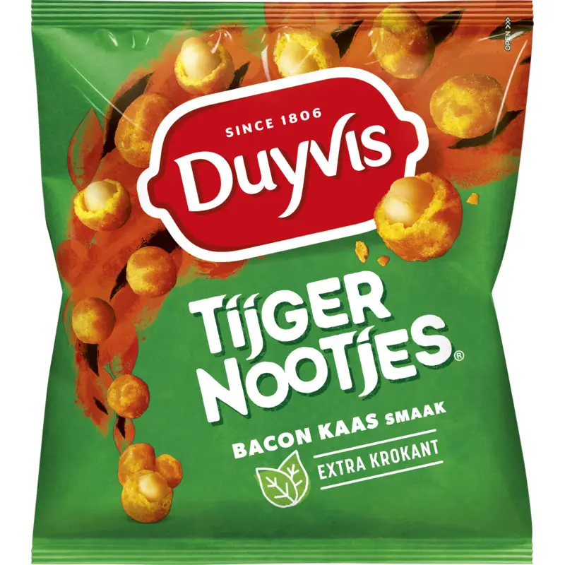 Duyvis Borrelnootjes | Tigernüsse Bacon-Käse | Borrel Nootjes | Duyvis Nüsse | Insgesamt 9,7 Unzen