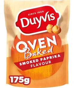 Duyvis Borrelnootjes | Im Ofen gebackene geräucherte Paprika | Borrel Nootjes | Duyvis Nuts | Insgesamt 6,1 Unzen