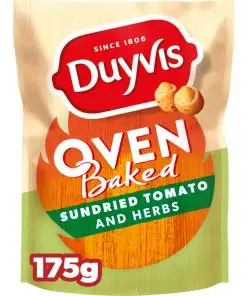 Duyvis Borrelnootjes | Im Ofen gebackene sonnengetrocknete Tomaten & Kräuter | Borrel Nootjes | Duyvis Nüsse | Insgesamt 6,1 Unzen