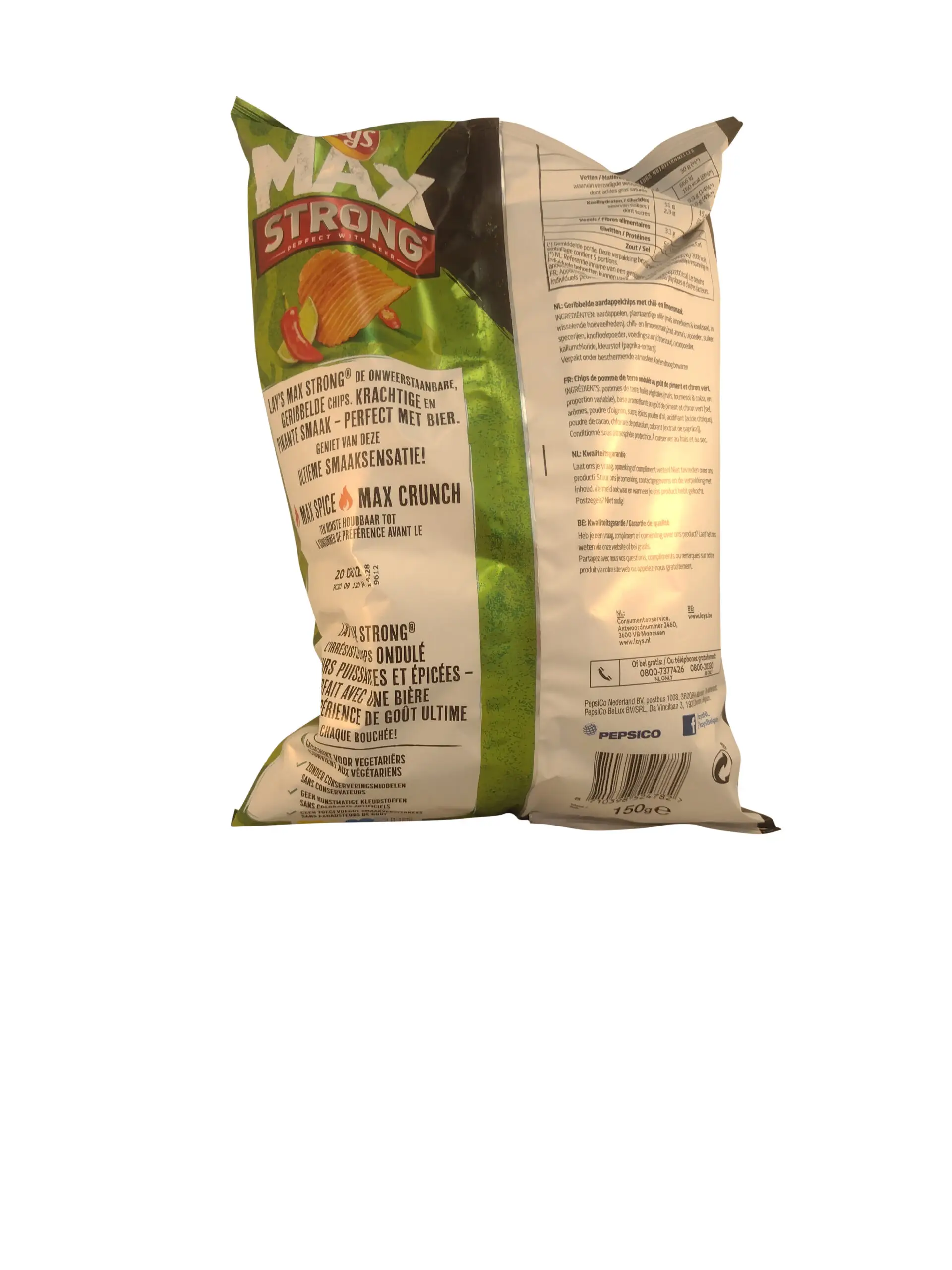 Chips Lay'S | Strong Chilli & Lime | Chips américaines | Chips Lays | 5,2 onces au total – Image 3