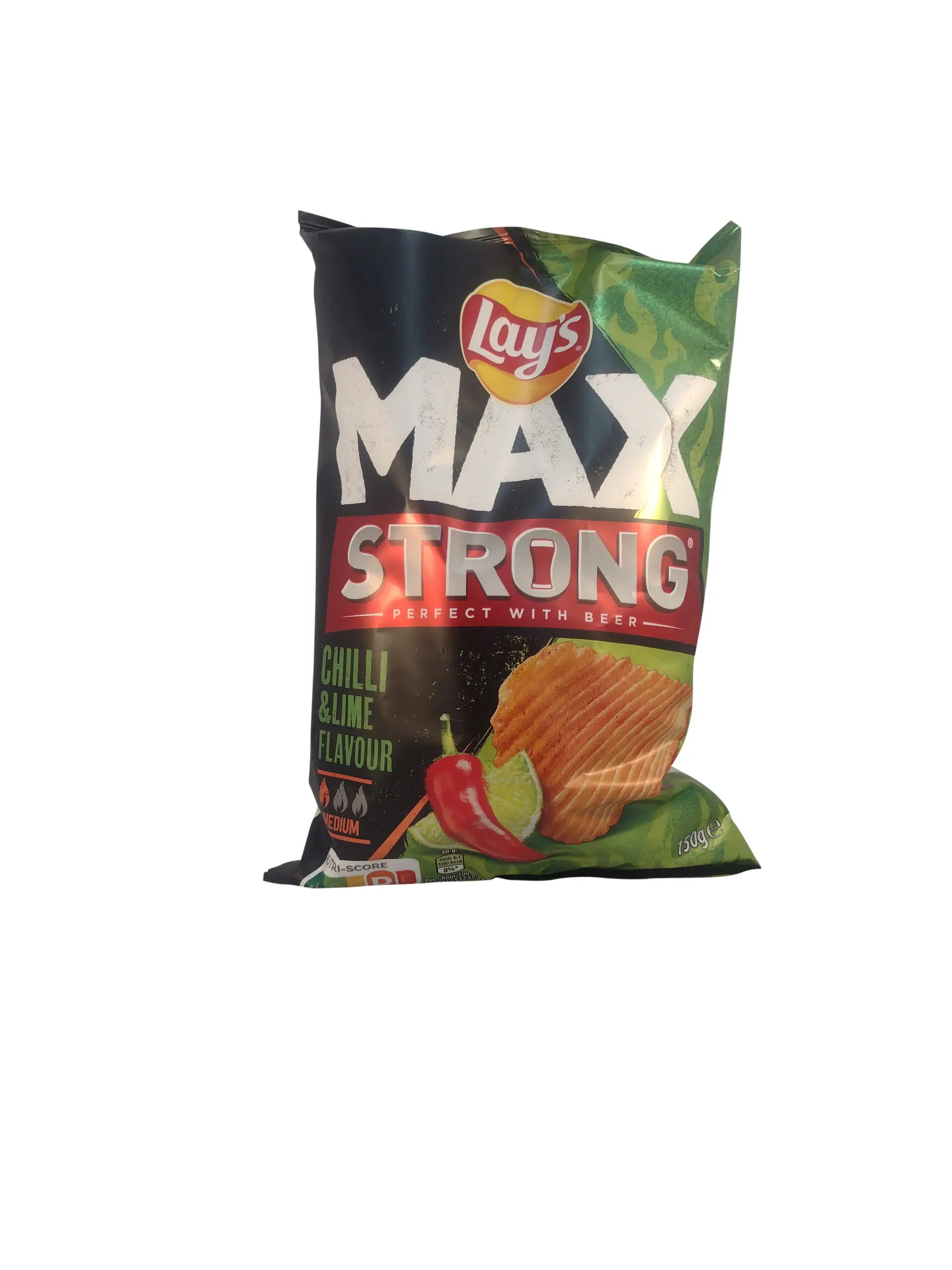 Chips Lay'S | Strong Chilli & Lime | Chips américaines | Chips Lays | 5,2 onces au total – Image 2