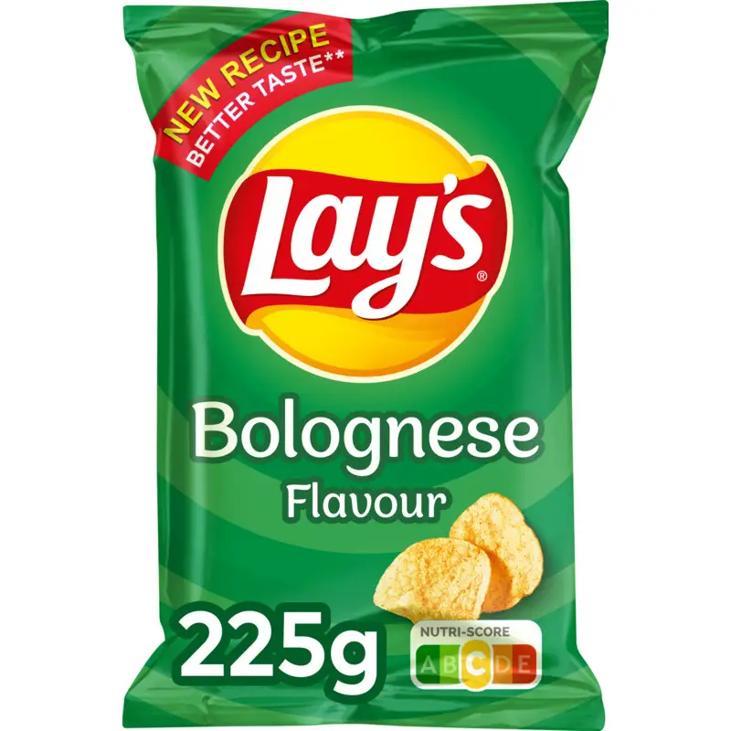 Batatas fritas Lay's | Bolognese Originale | Batatas fritas americanas | Batatas fritas Lays | 7,9 onças no total