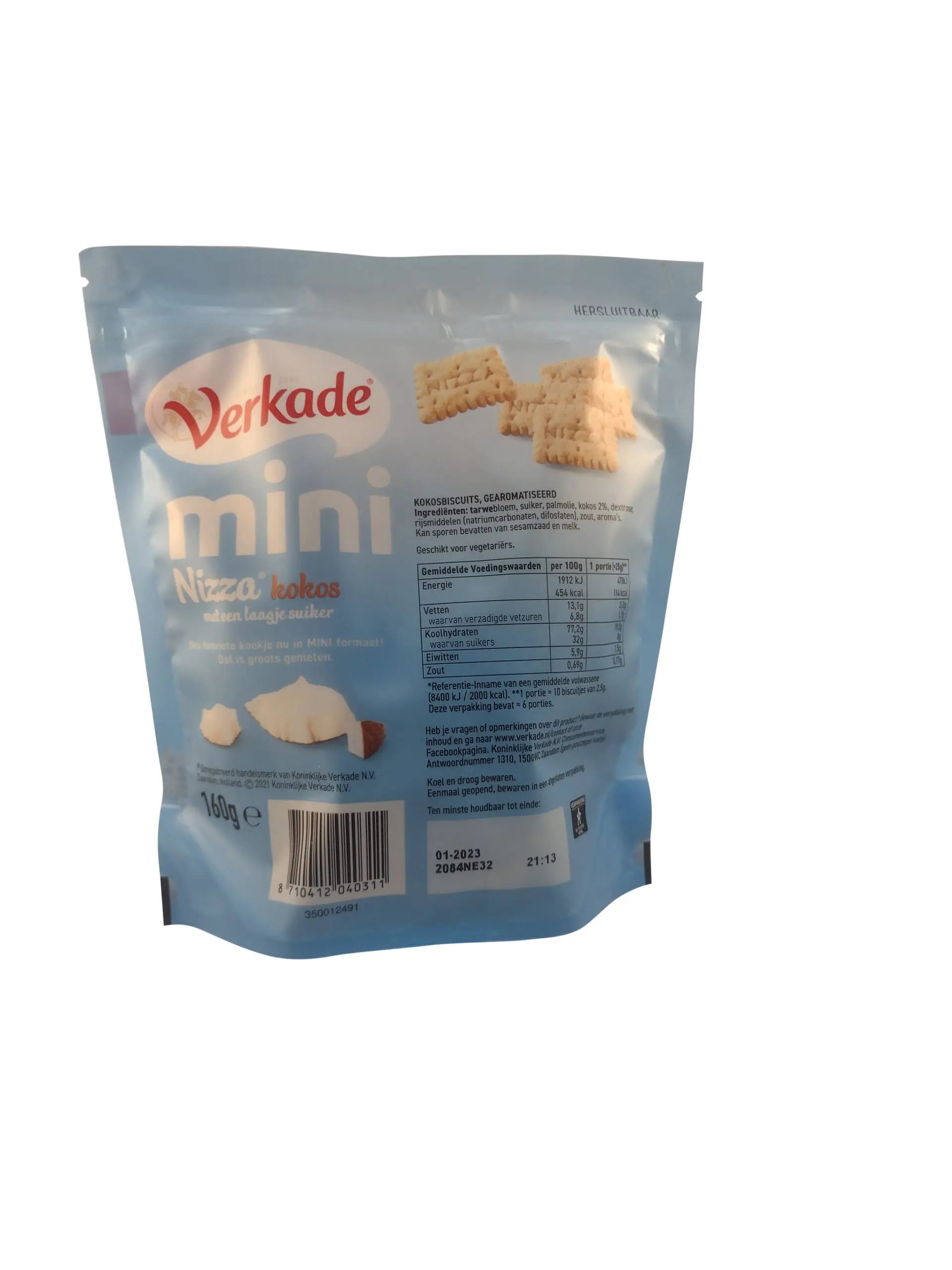 Verkade Cookies | Nizza Mini Coconut | Verkade Biscuits | Dutch Cookies | 5.6 Ounce Total - Image 2