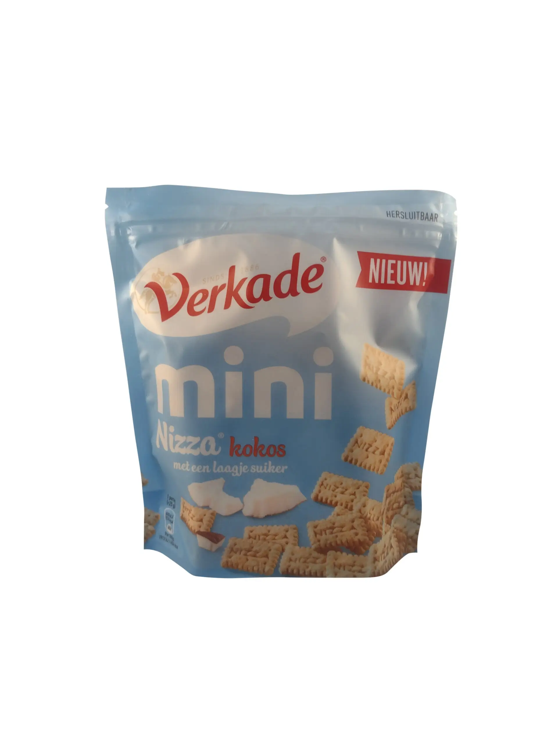 Verkade Cookies | Nizza Mini Coconut | Verkade Biscuits | Dutch Cookies | 5.6 Ounce Total