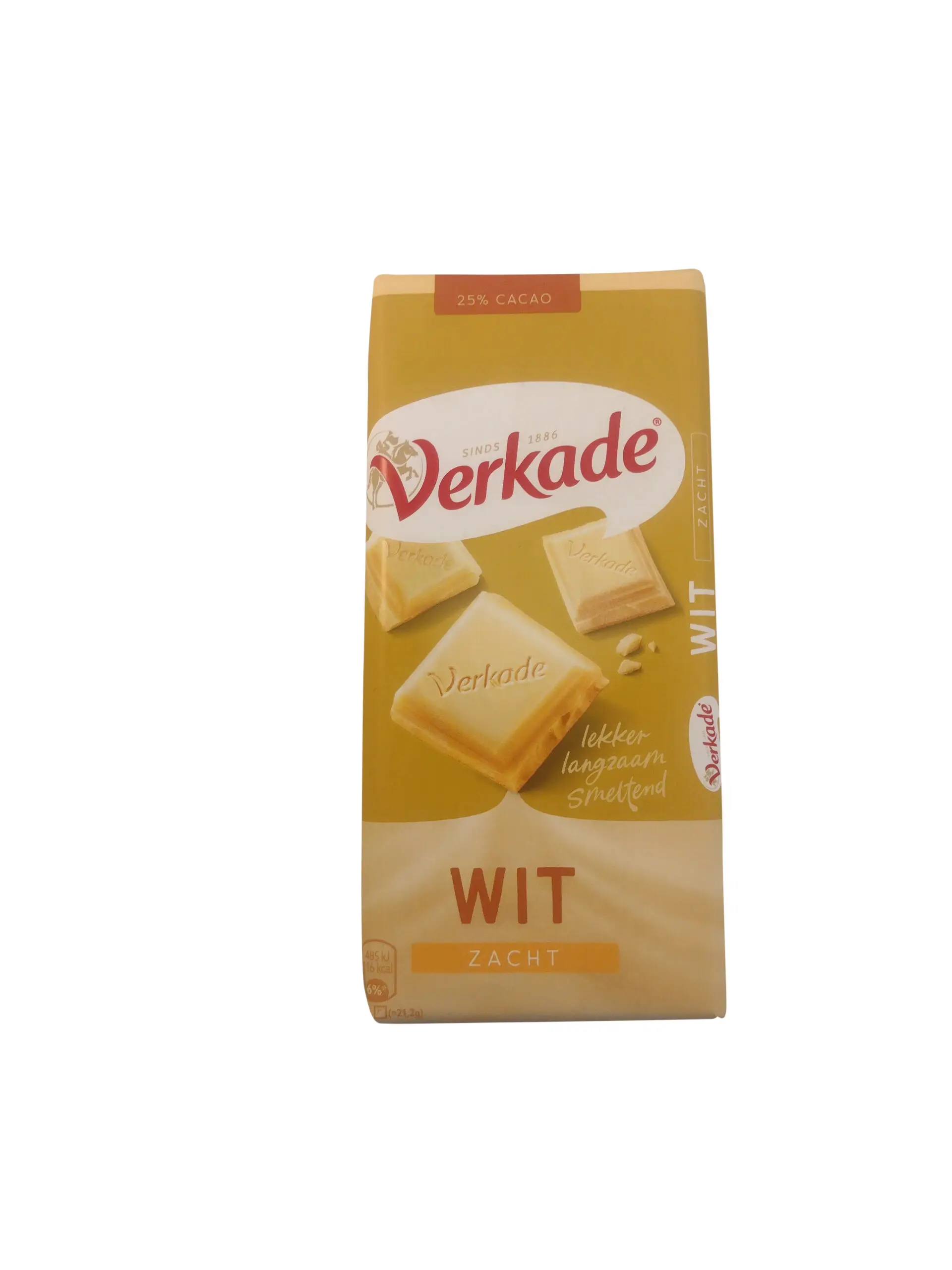 Barra de chocolate Verkade | Barra de chocolate branco | Chocolate holandês | Chocolate holandês Verkade | 3,9 onças no total