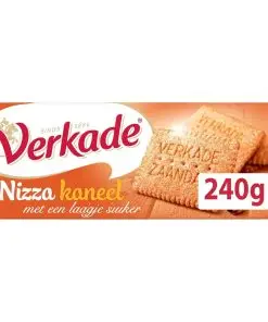 Verkade Kekse | Nizza Zimt | Verkade Kekse | Niederländische Kekse | Insgesamt 8,4 Unzen