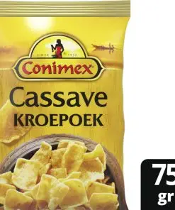 Conimex | Cassava Crackers | Indonesische Gewürzmischung | Conimex Saucen | Insgesamt 2,6 Unzen
