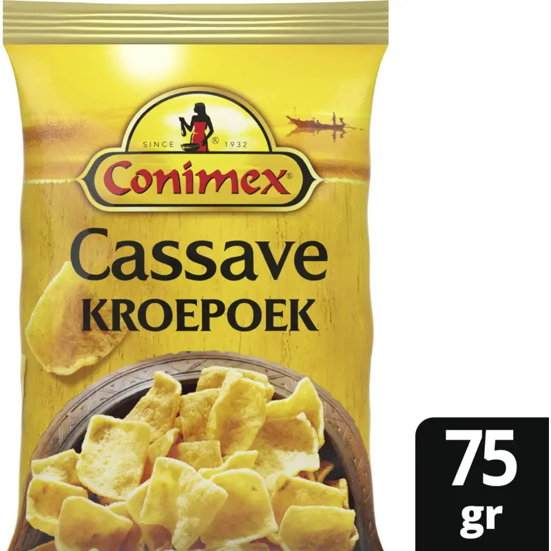 Conimex | Cassava Crackers | Indonesische Gewürzmischung | Conimex Saucen | Insgesamt 2,6 Unzen