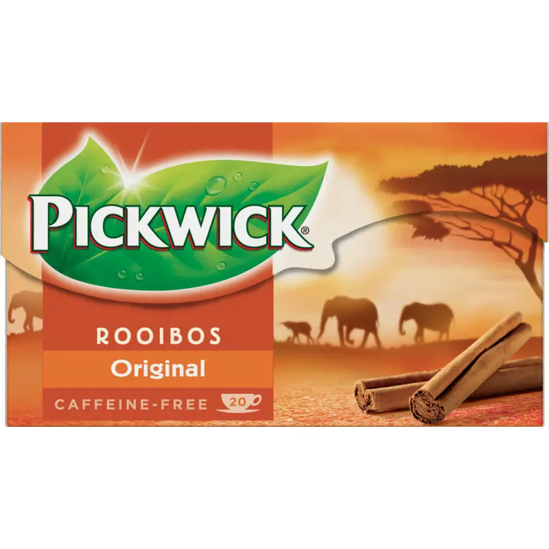 Chá Pickwick | Chá Rooibos Original | Saquinhos de Chá Pickwick | Chá Holandês Pickwick | 0,7 onças no total