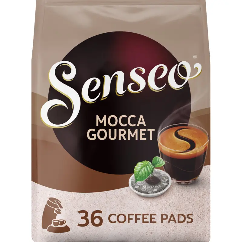 Senseo Pods | Senseo Mocca Gourmet Coffee Pods | Senseo Coffee Pods | Senseo Coffee Pads | 8.8 Ounce Total