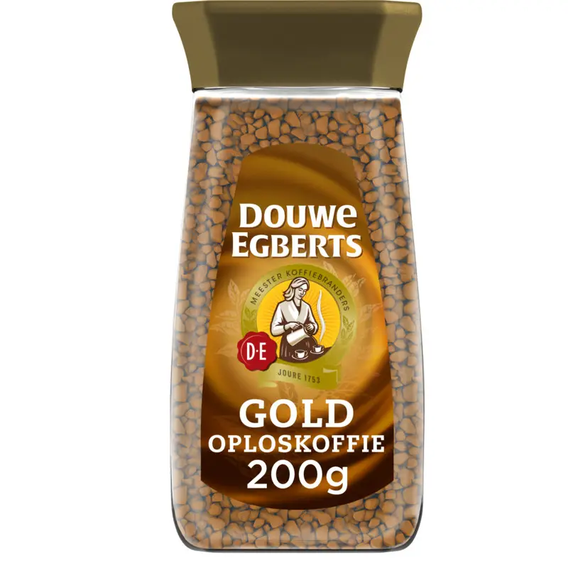 Douwe Egberts Coffee | Pure Gold Instant Coffee | Coffee Douwe Egberts | Dutch Coffee | 7 Ounce Total