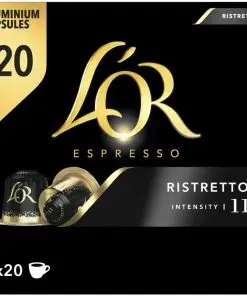 Cápsulas de café L'OR | Tazas de café espresso ristretto | Cápsulas de café espresso L'OR | Cápsulas de café espresso L'OR | 3,6 onzas en total