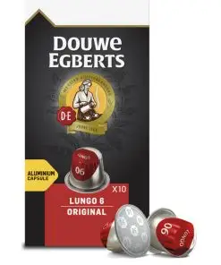 Douwe Egberts Kaffee | Lungo Original Kaffeekapseln | Kaffee Douwe Egberts | Niederländischer Kaffee | Insgesamt 1,8 Unzen